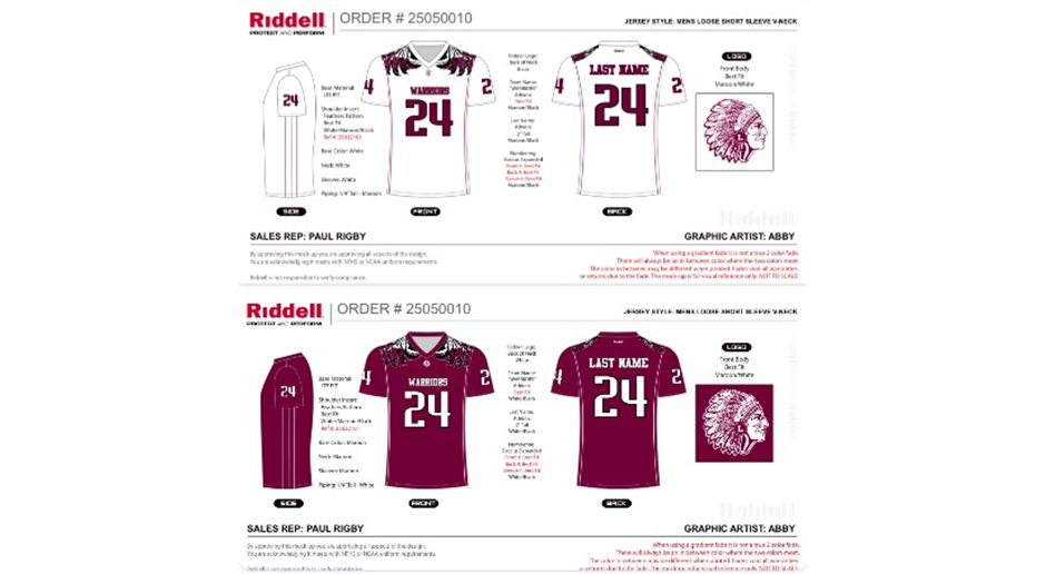 Football/Cheer Fan Jersey Sale 2025